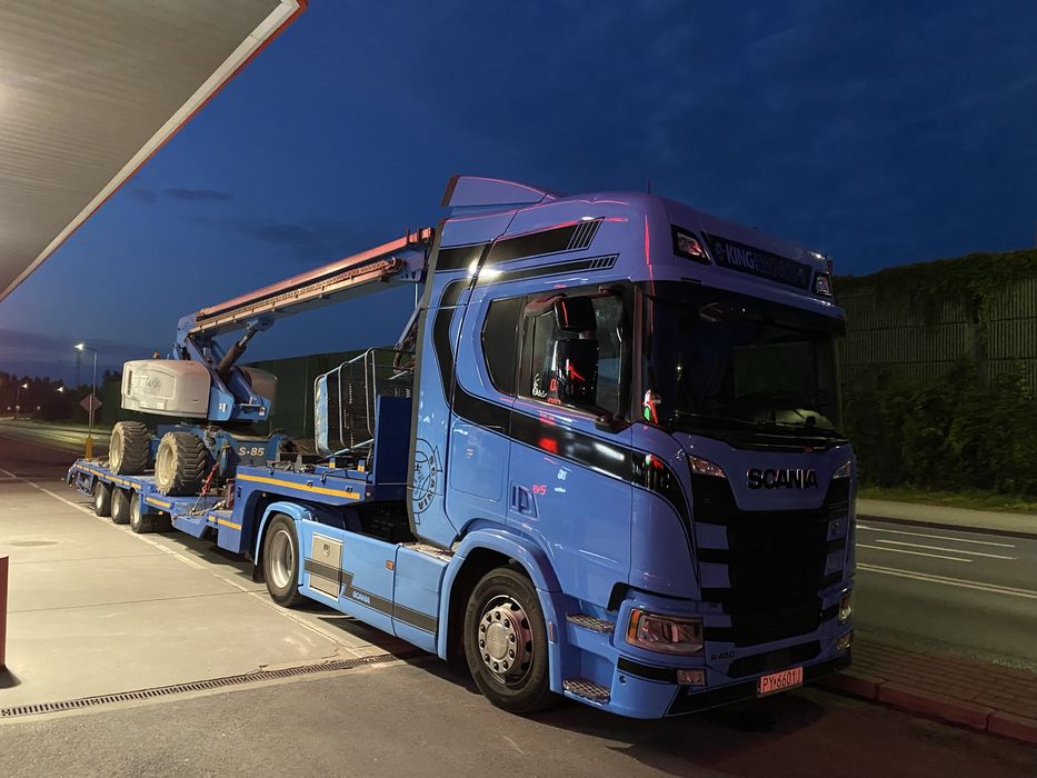 naczepa niskopodwozie  trouillet wzorowy stan