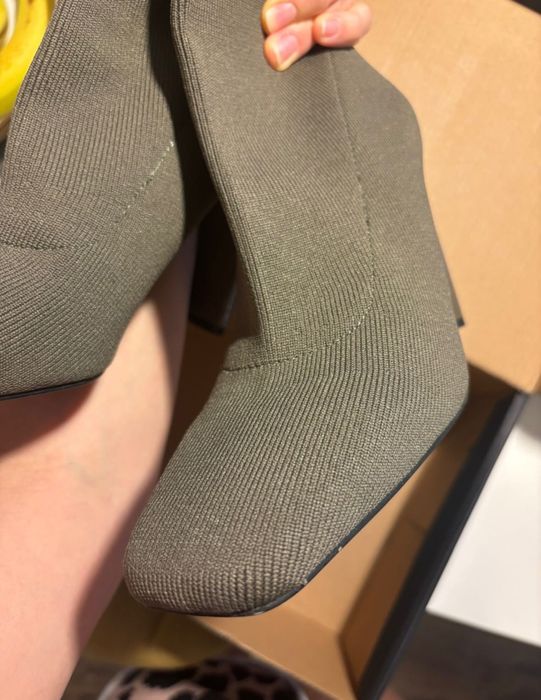 botki na obcasie Zara