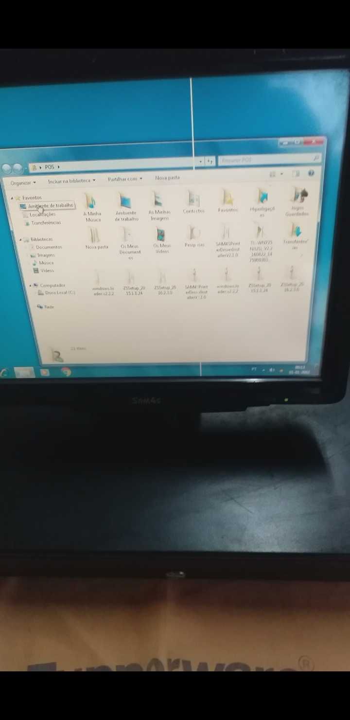 Maquina registadora de ecrã