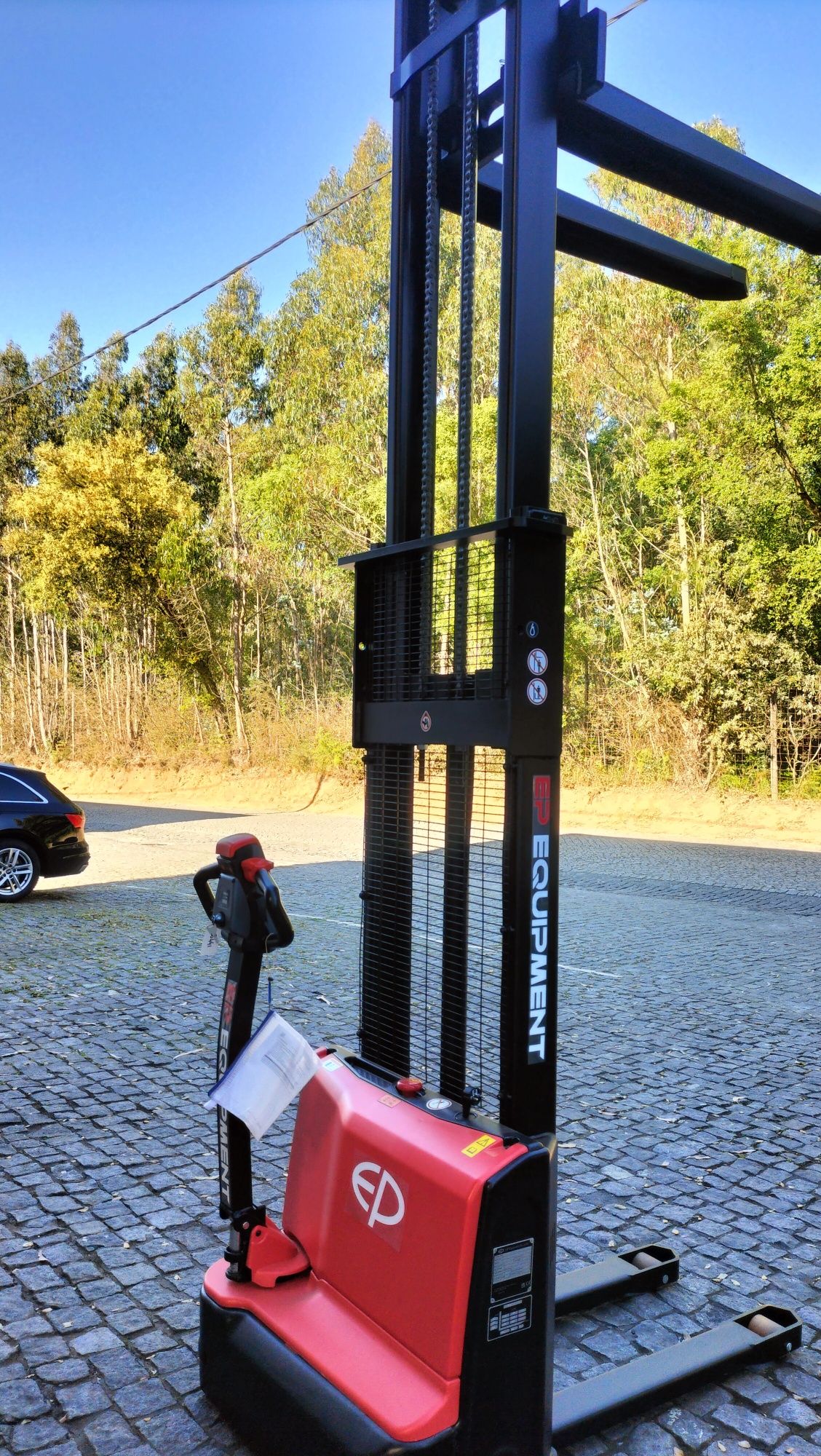 Empilhador , Porta Paletes , Stacker EP 1500kg , Elev.3,30mt , Novo