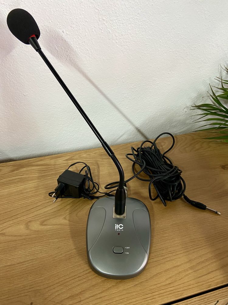 Microfone ITC T-621A – Ótimo estado!