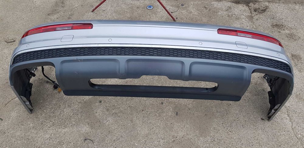 Audi Q7 4M Бампер задний, дорестайл рестайл