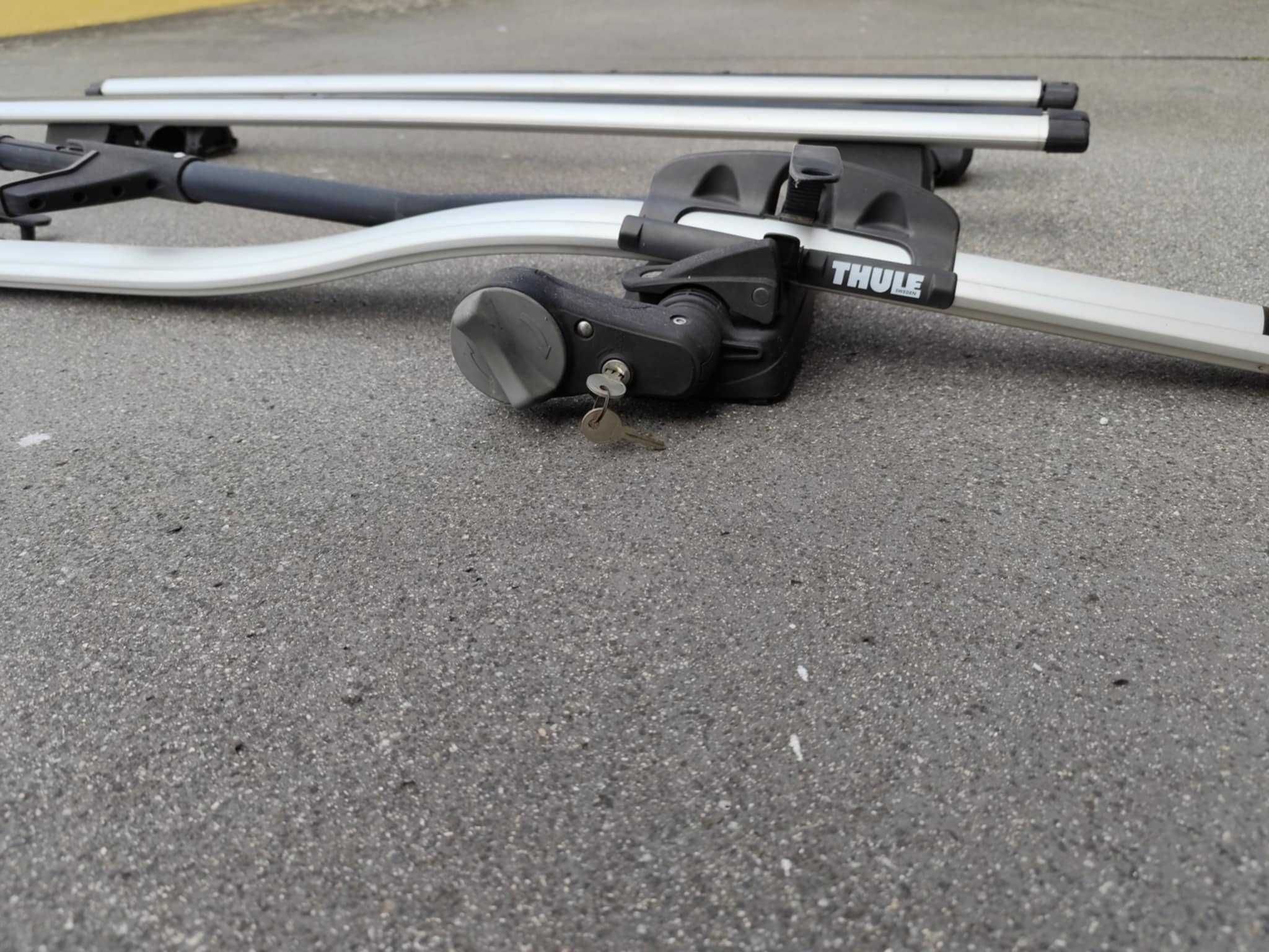 Barras Thule para suporte de bicicleta