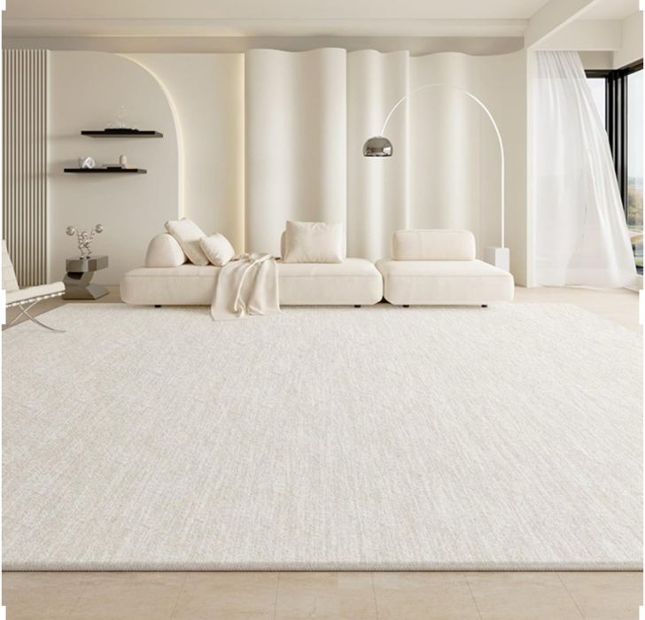 Tospass Dywan do salonu – kremowy, 160 x 230 cm, styl skandynawski