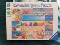 Puzzle Ravensburger 1500 Happy Holiday Wakacje nowe poszukiwane