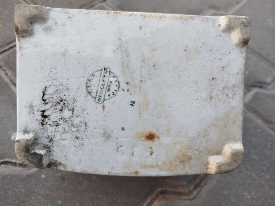 Solniczka Pojemnik na sól PRL Włocławek ceramiczny do odnowienia