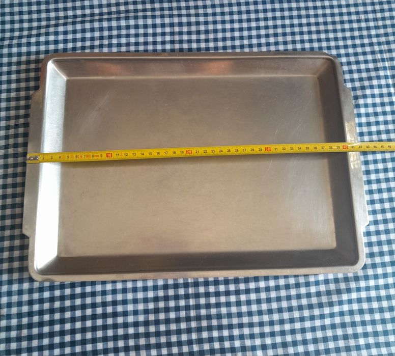 Tabuleiro raso em inox