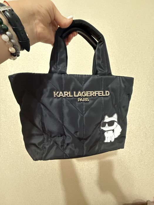Сумка шопер Karl Lagerfeld чорна