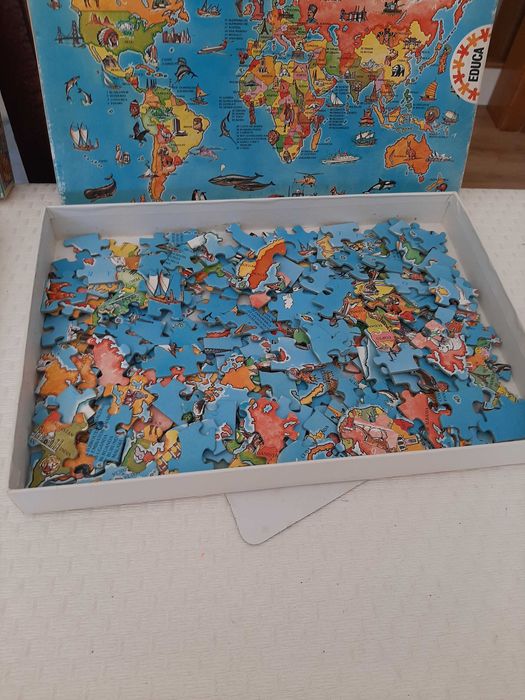 Puzzle em Espanhol El Mundo Y Sus Paises