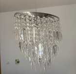 Lampa żyrandol kryształki