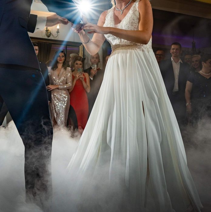 Suknia ślubna na 170cm wyprana na rozmiar S-M
