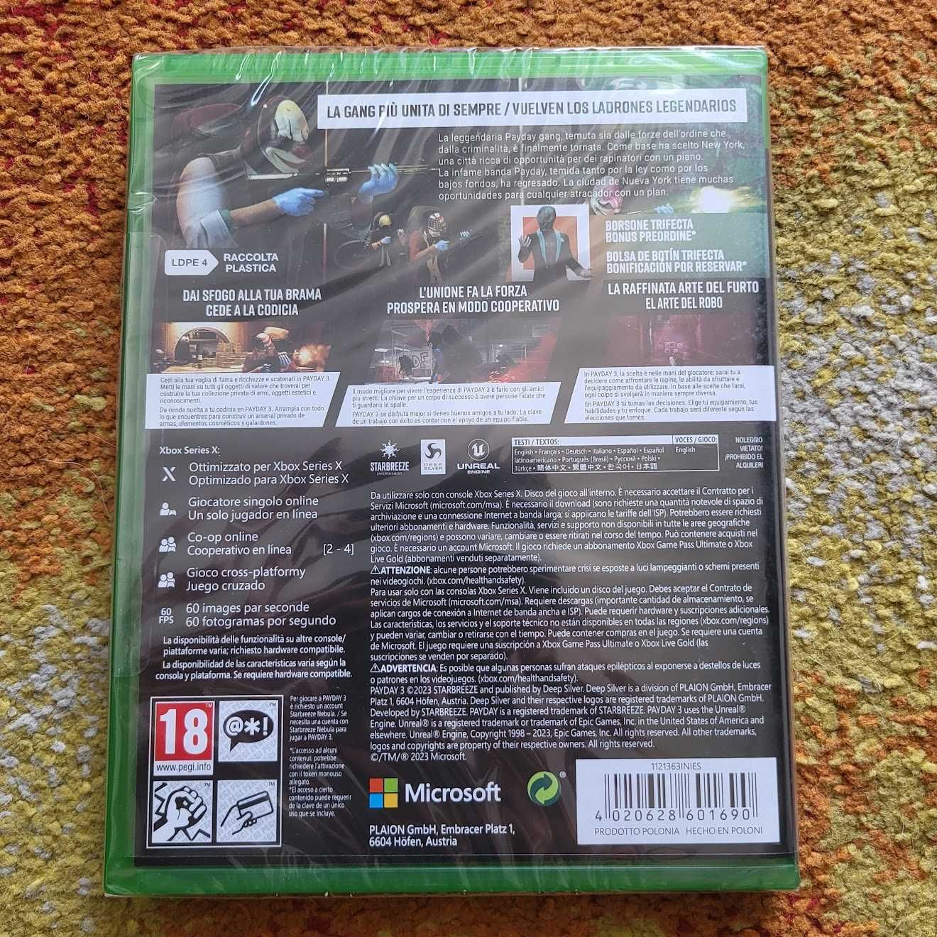 Payday 3 Day One Edition Xbox Series X PL - NOWA, Skup/Sprzedaż