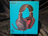 Słuchawki gamingowe z mikrofonem Logitech G332 3,5mm headset czarne