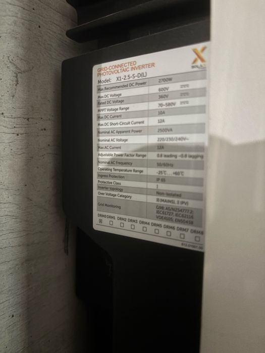 Solax X1 2.5 mono strng