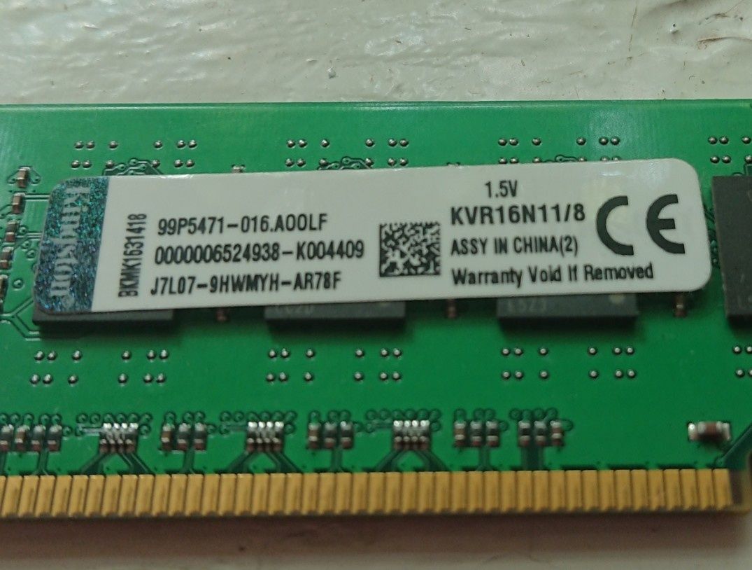 Оперативная память Kingston DDR3 8Gb