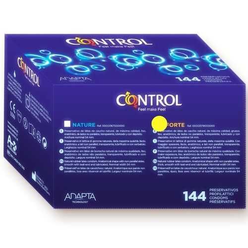 Preservativos CONTROL - ADAPTA FORTE - Caixa com 144 unidades