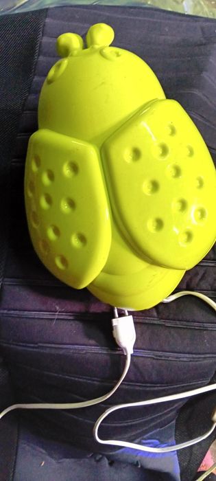 Lampka ścienna biedronka zielona