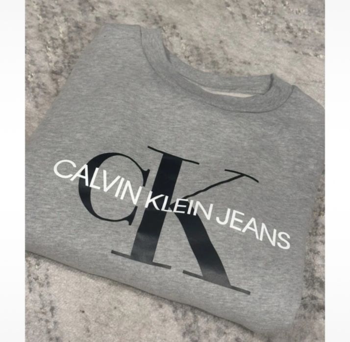 Szara bluza Calvin Klein Jeans CKJ damska - rozmiar XS