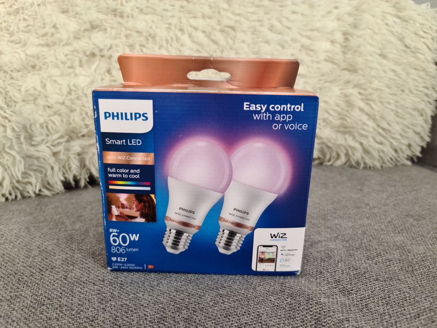 Żarówka LED Smart Philips SMD A60 E27 RGB