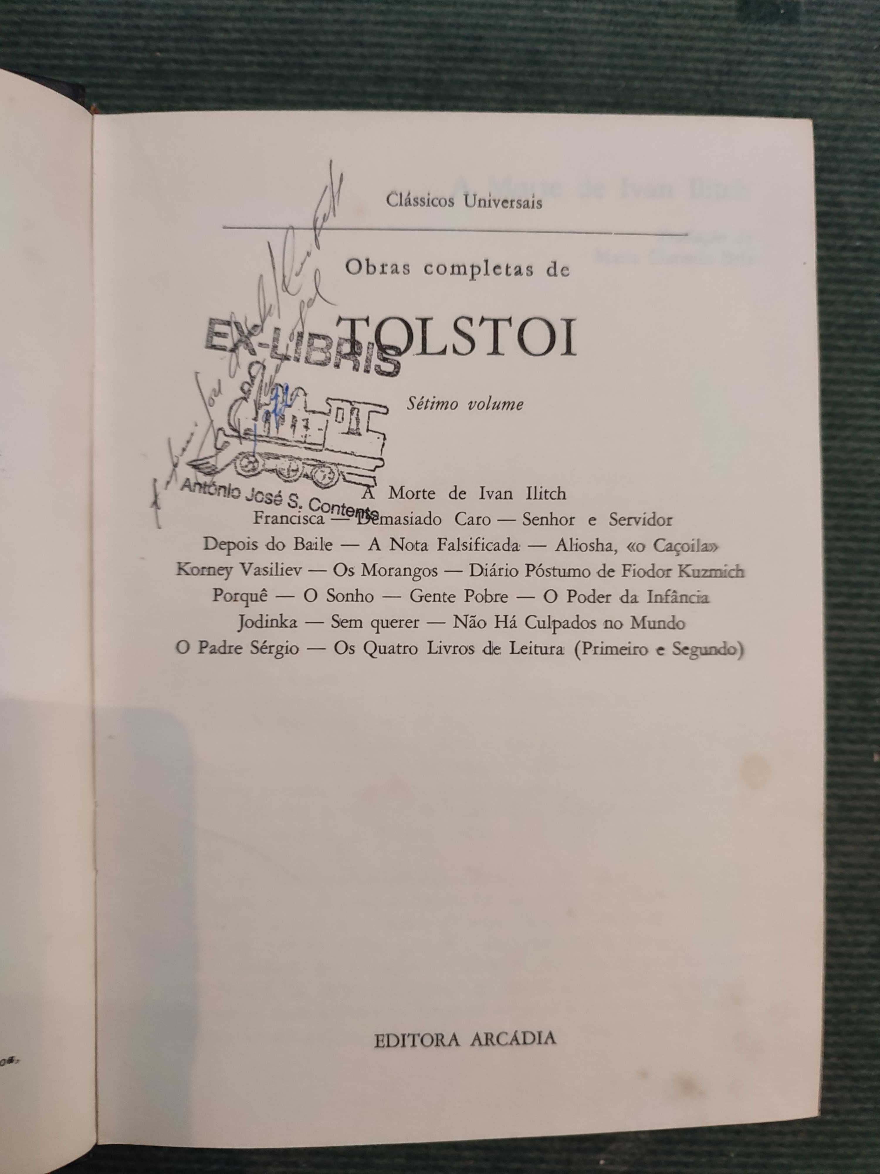 Obras Completas de Tolstoi - Cada Volume 7 €