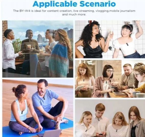 Boya BY-W4 Wielokanałowy 4-kanałowy bezprzewodowy system USZKODZONY