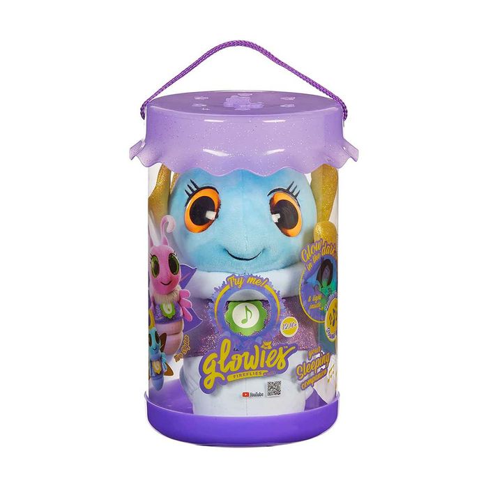 Інтерактивна м’яка іграшка Glowies Синій світлячок GW002