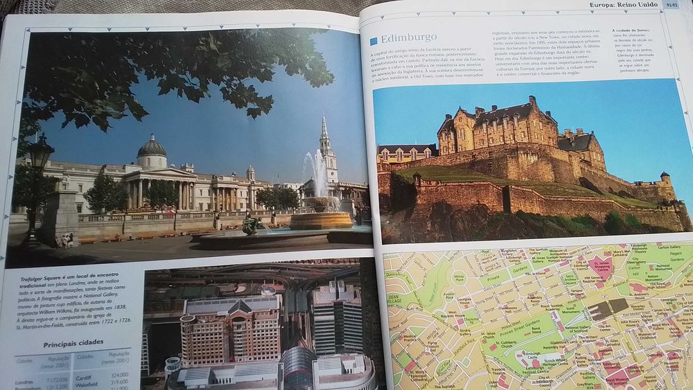 Atlas da National Geographic e do Círculo de Leitores