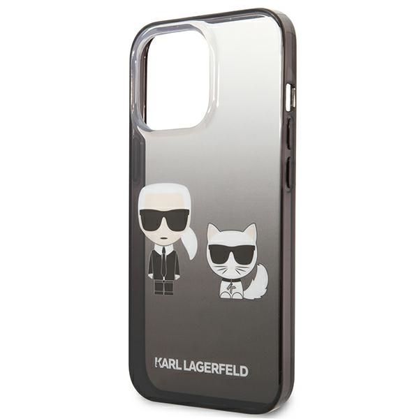 Etui Karl Lagerfeld Ikonik Karl & Choupette do iPhone 13 Pro / 13 6,1"