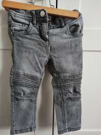 Spodnie jeansy dziecięce 86