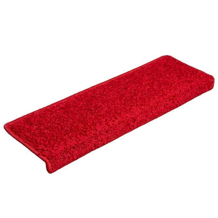 Vidaxl Maty Na Schody 20 Szt. 65X21X4 Cm Czerwone
