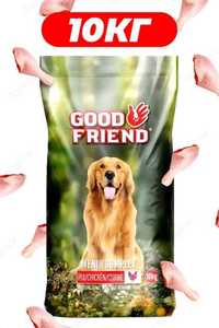 Сухий корм для собак зі смаком курки для всіх порід 10КГ Good Friend
