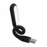 Lampka Silikonowa Usb Do Laptopa Led Mocna Czarna 2 sztuki