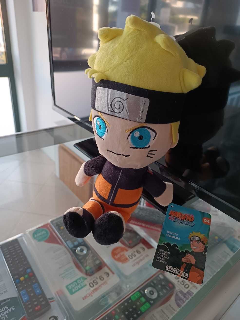 Novidade:Peluche Naruto 28cm Low Cost