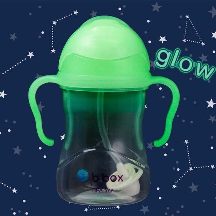 B.Box Bidon z Obciążoną Rurką Glow In The Dark Świecący  *NOWY*