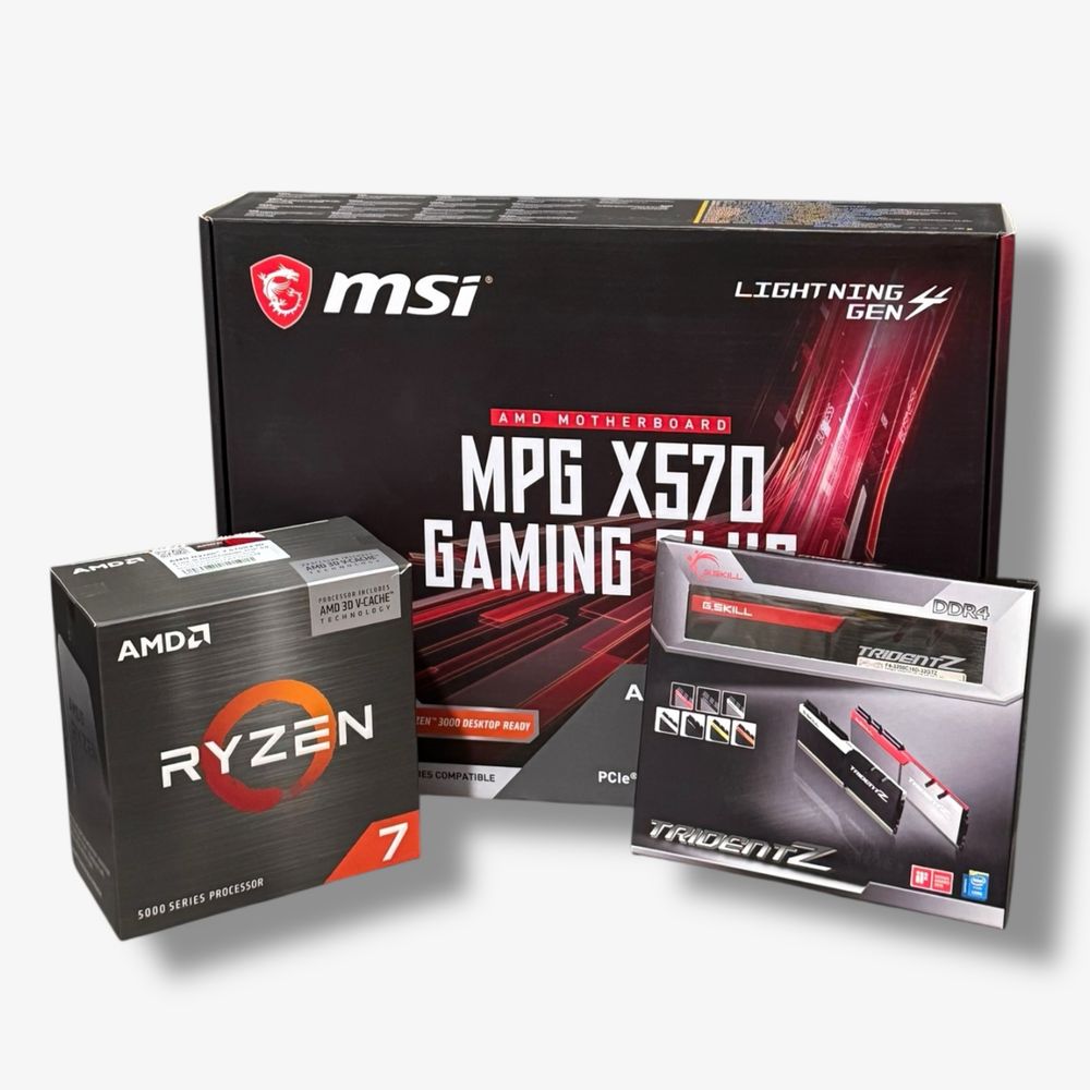 Componentes PC Gaming/Trabalho – Ryzen 7 + RAM 32GB + Motherboard MSI