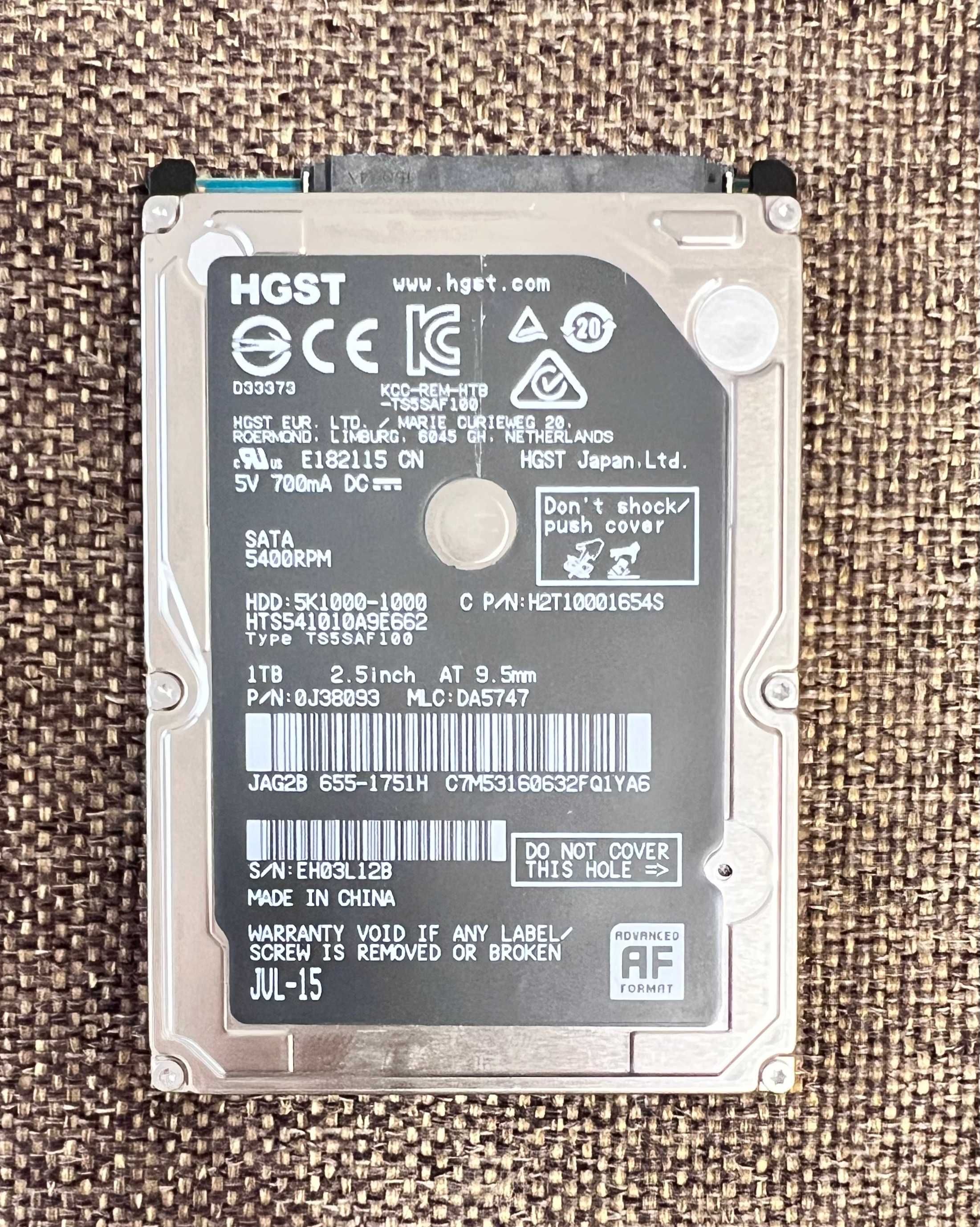 HDD 500gb + HDD 1tb + кишеня для дисків