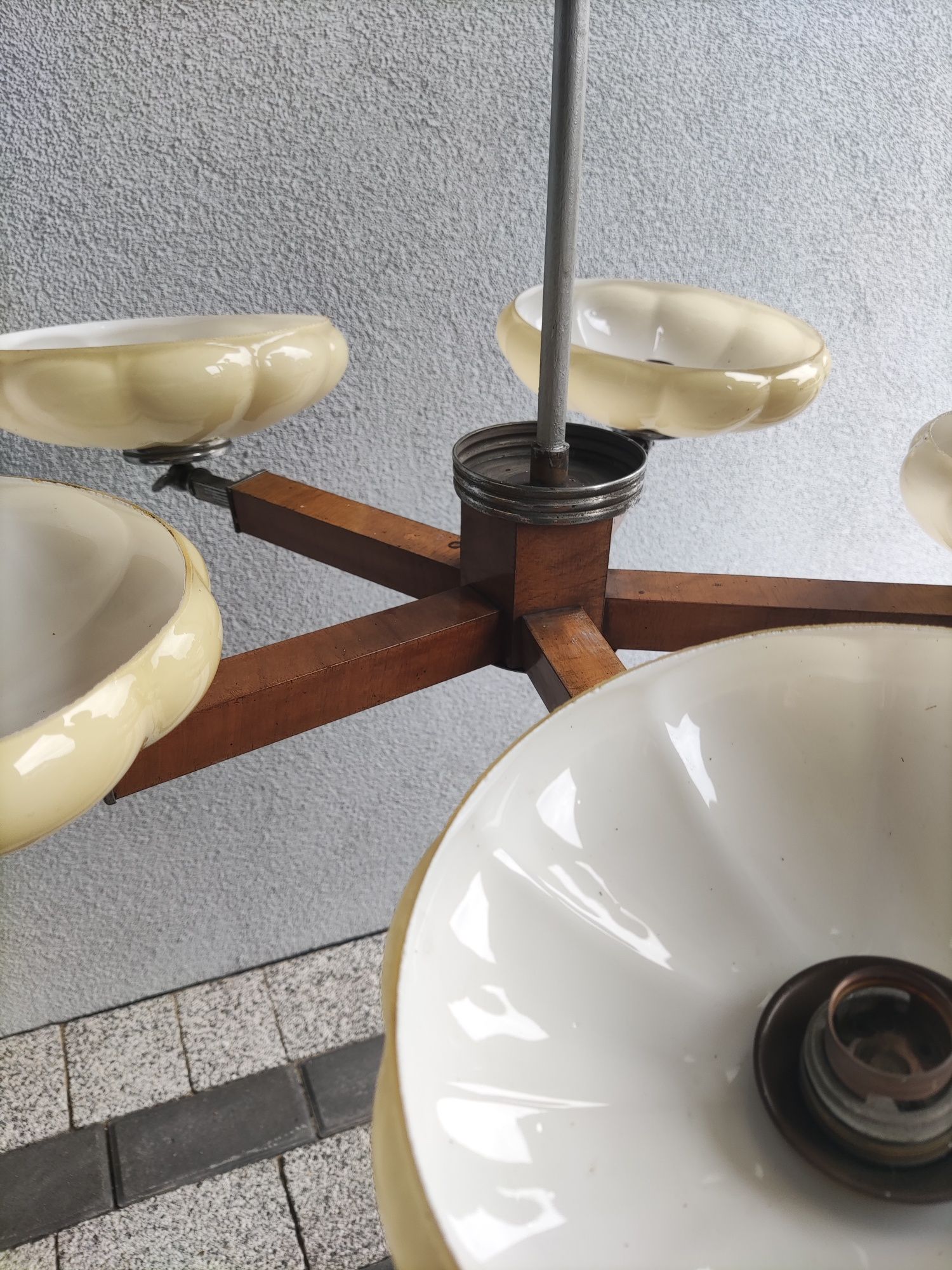 Art Deco, żyrandol, lampa sufitowa