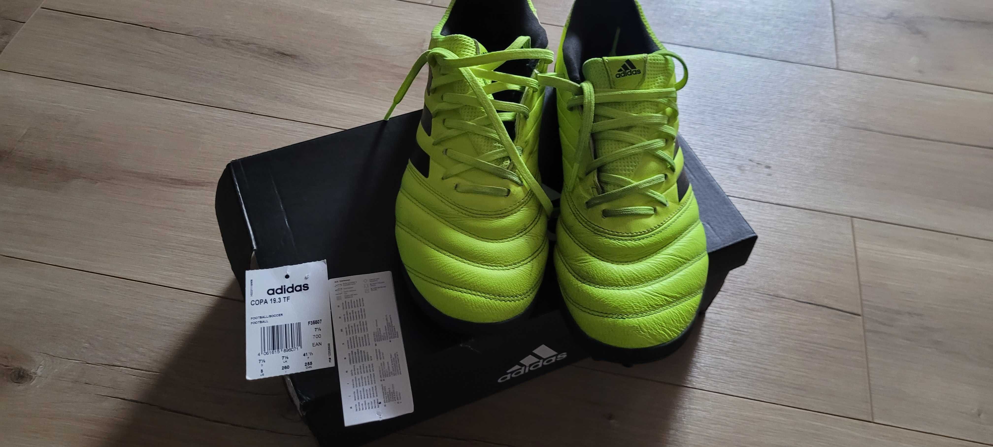 Buty piłkarskie, Turfy ADIDAS COPA 19.3 TF, Stan bdb! rozm. 41 1/3