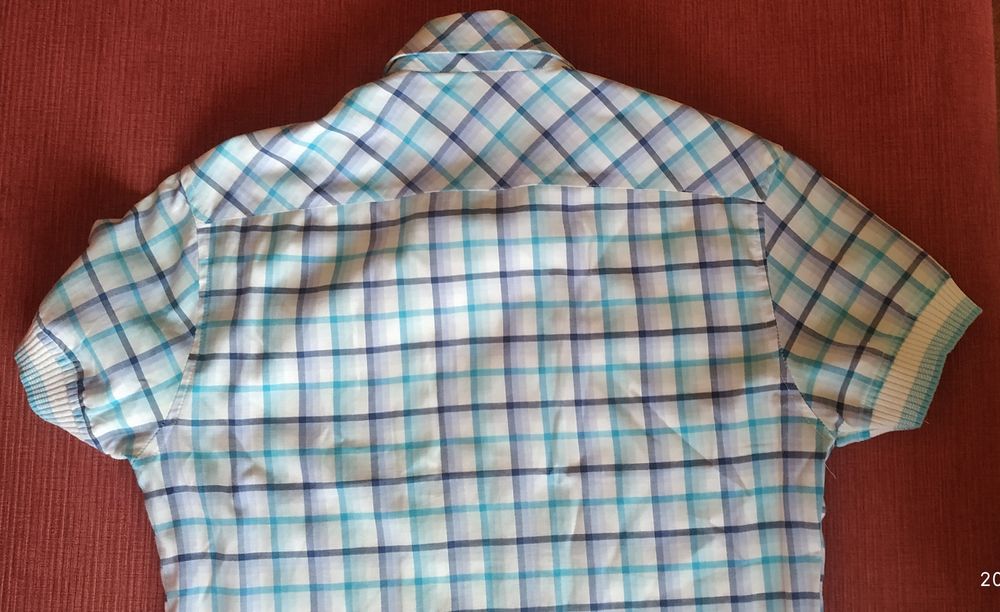 Сорочка чоловіча,  короткий рукав, розмір М європ.