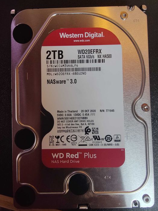 Western Digital Red Plus 2TB NAS HDD