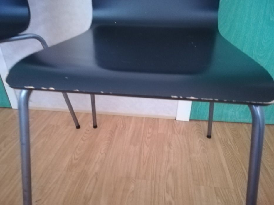 2x krzesło czarne MARTIN IKEA