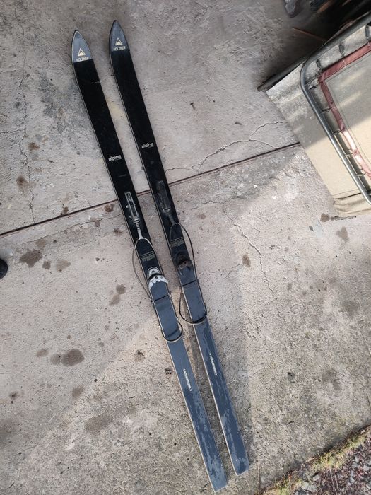 Stare narty, zabytek, retro, Holzner