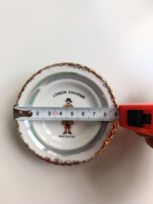 Mini pratos de porcelana "London Souvenir"