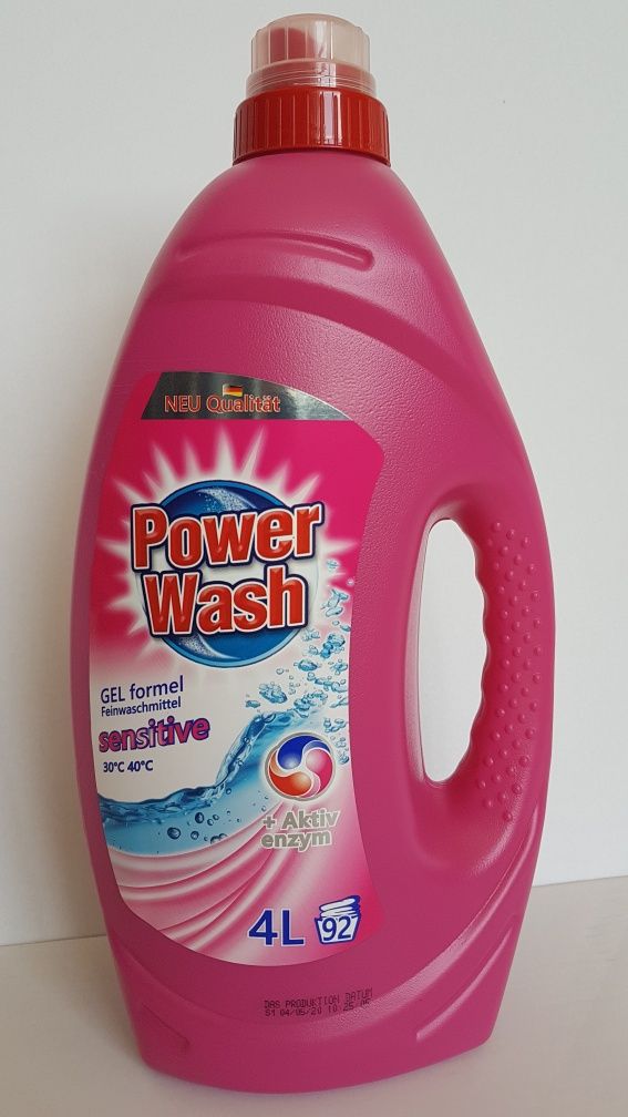 Żel do prania Power Wash 4l. Różne rodzaje.