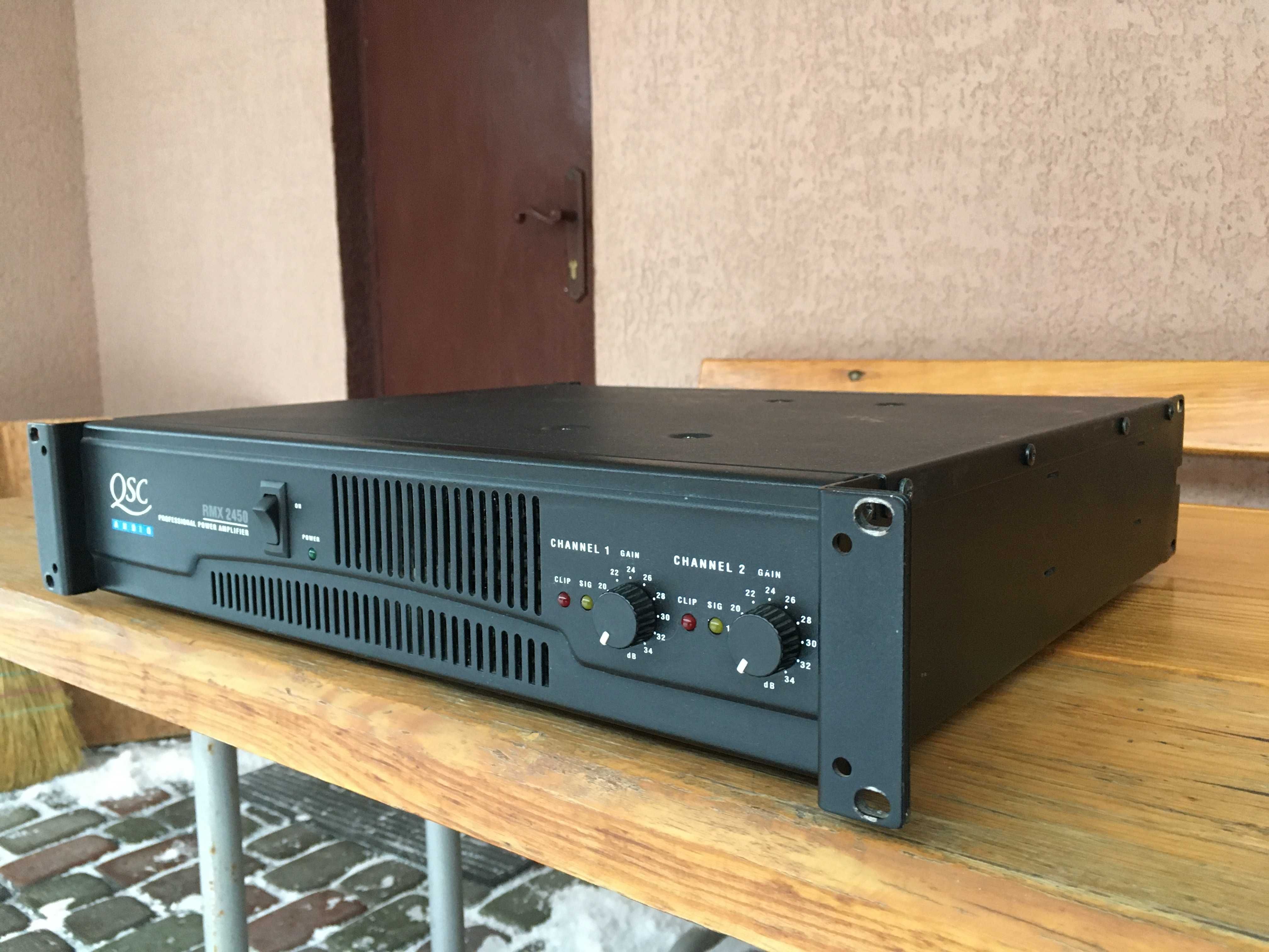 Підсилювач QSC RMX 2450(Оригінал) 2х650/4Ом; 2х450/8Ом