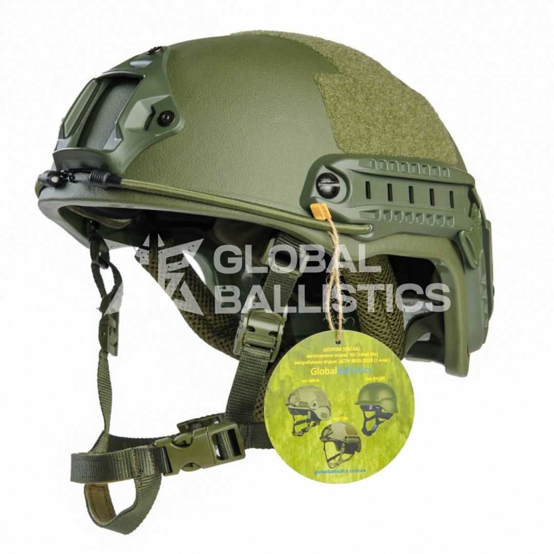 Шолом FAST Future Assault Shell Helmet NIJ IIIA олива M,L,XL