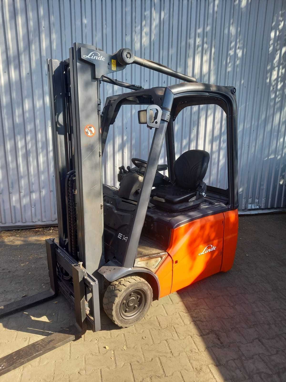 Wózek widłowy Linde E12, E14, E15 triplex