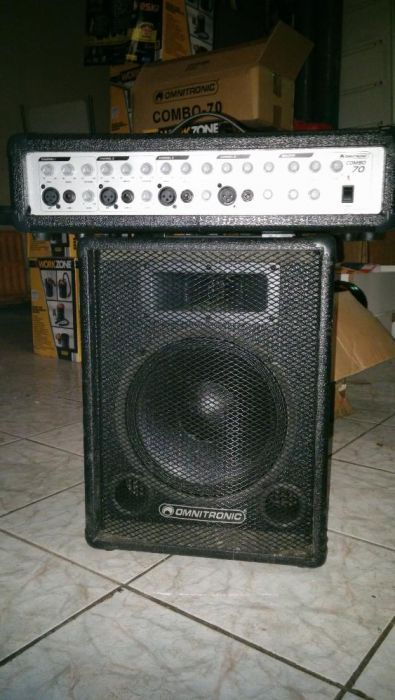 Omnitronic zestaw COMBO 70 okablowanie
