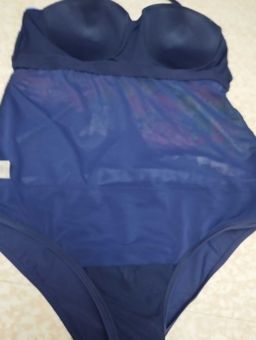 Жіночий купальник BNWT розмір 14(48-50)темно-синій, багатобарвний