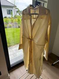 Hm sukienka kimono narzuta m jasnożółta